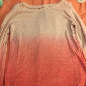 Cold shoulder pink ombré should